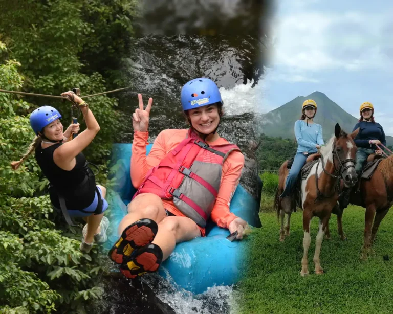 Full-Day Arenal Adventure: Zipline, Tubing & Horseback without Lunch